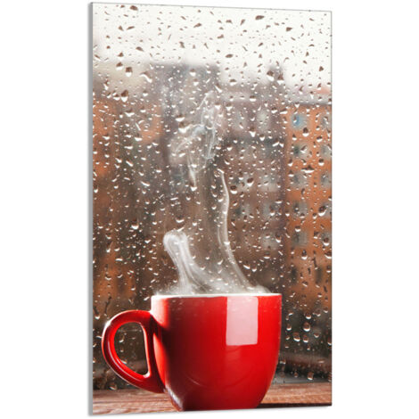 Glasschneidebrett 30x52 Kaffee