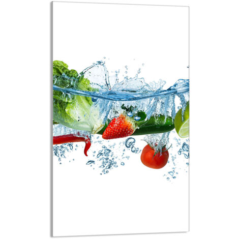 Glasschneidebrett 30x52 Obst