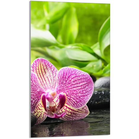 Glasschneidebrett 30x52 Orchidee