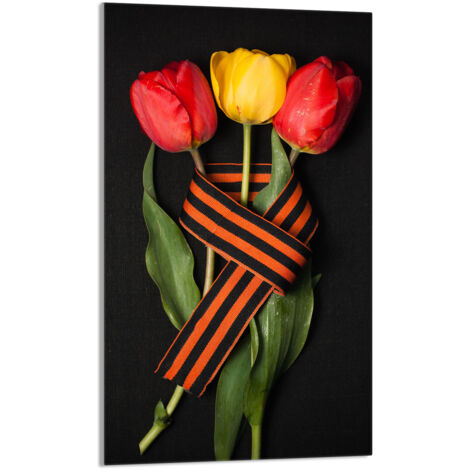 Glasschneidebrett 30x52 Rosen