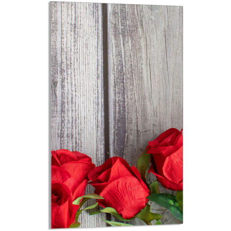 Glasschneidebrett 30x52 Rosen