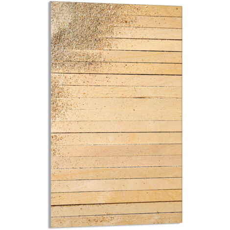 Glasschneidebrett 30x52 Sand