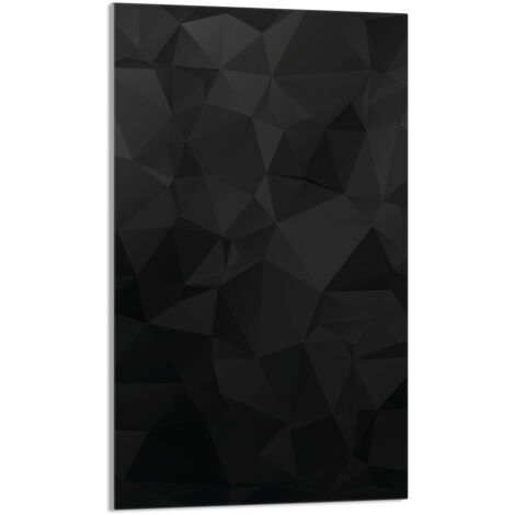 Glasschneidebrett 30x52 Schwarz