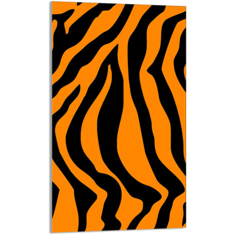 Glasschneidebrett 30x52 Tiger