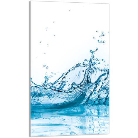 Glasschneidebrett 30x52 Wasser