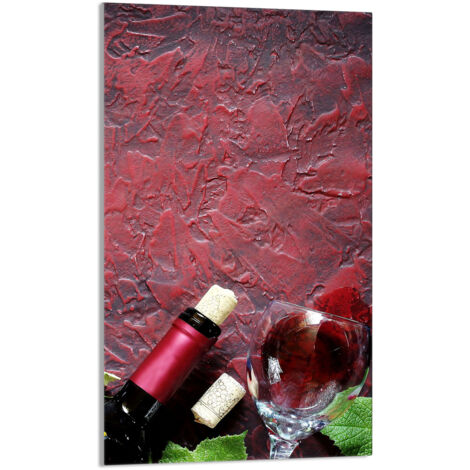 Glasschneidebrett 30x52 Wein