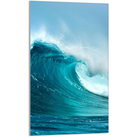 Glasschneidebrett 30x52 Welle