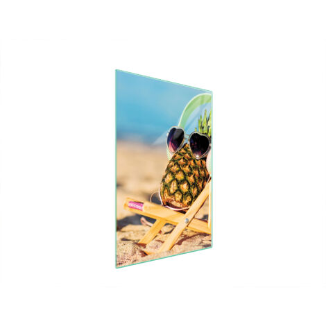 Glasschneidebrett 35x52 Ananas