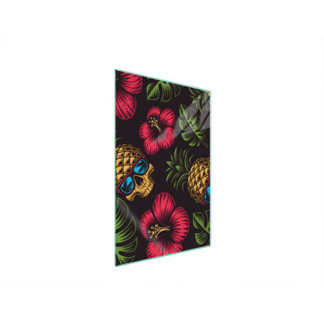 Glasschneidebrett 35x52 Ananas