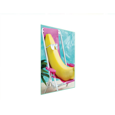 Glasschneidebrett 35x52 Banane