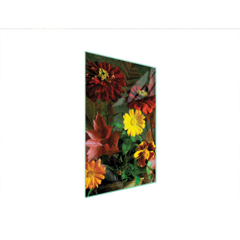Glasschneidebrett 35x52 Blumen