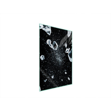 Glasschneidebrett 35x52 Eis
