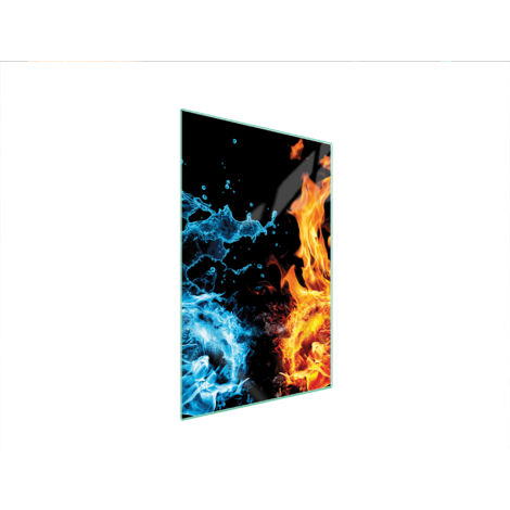 Glasschneidebrett 35x52 FEUER