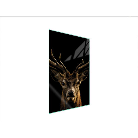 Glasschneidebrett 35x52 Hirsch