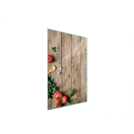 Glasschneidebrett 35x52 Holz