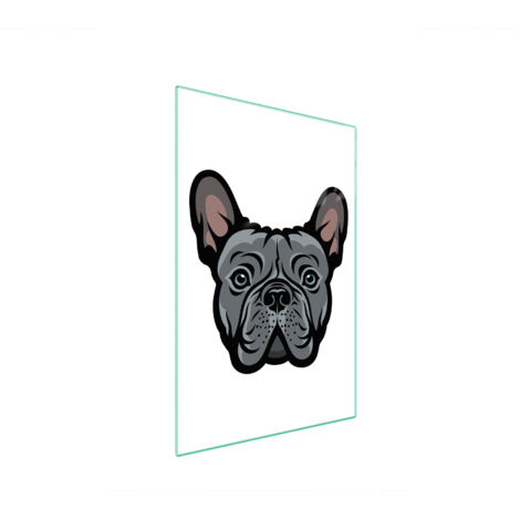 Glasschneidebrett 35x52 Hund