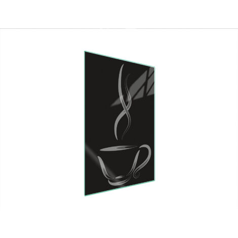 Glasschneidebrett 35x52 Kaffee