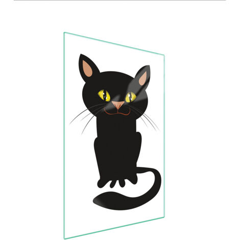 Glasschneidebrett 35x52 Katze