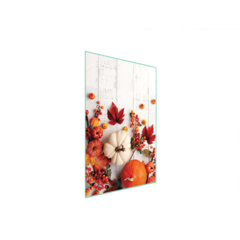 Glasschneidebrett 35x52 Kürbis