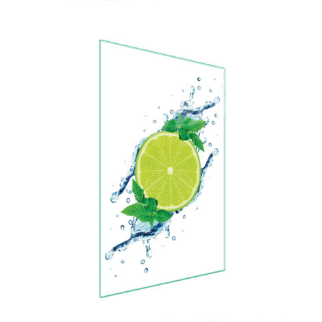 Glasschneidebrett 35x52 Limette