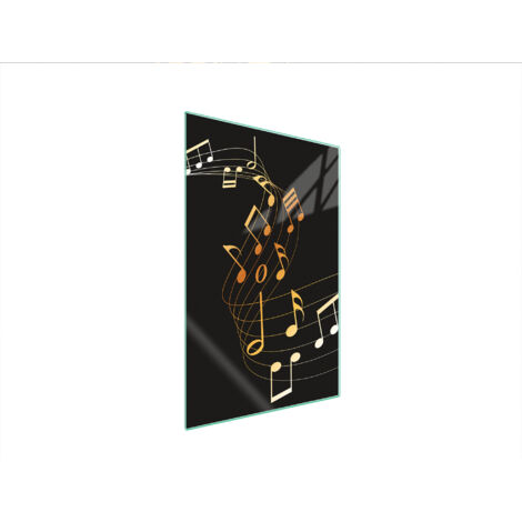 Glasschneidebrett 35x52 Musik