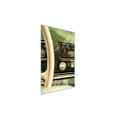 Glasschneidebrett 35x52 Radio