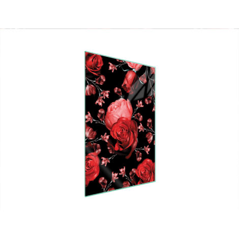 Glasschneidebrett 35x52 Rosen