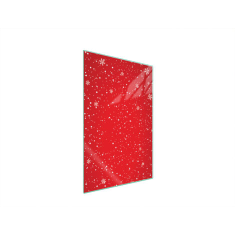 Glasschneidebrett 35x52 ROT