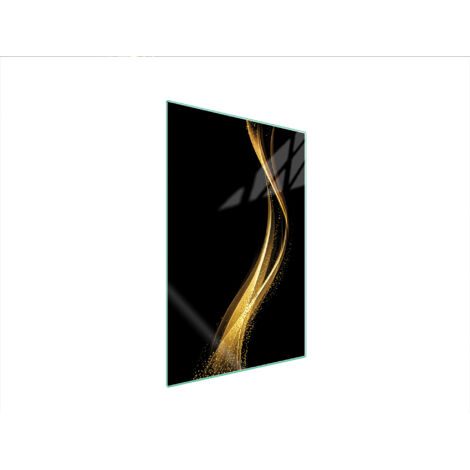 Glasschneidebrett 35x52 Schwarz