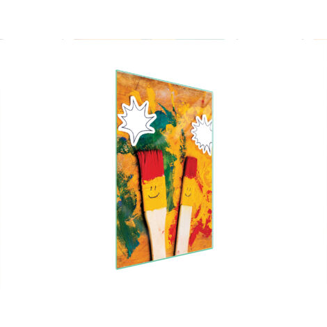 Glasschneidebrett 35x52 Smile