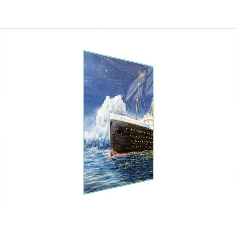 Glasschneidebrett 35x52 TITANIC