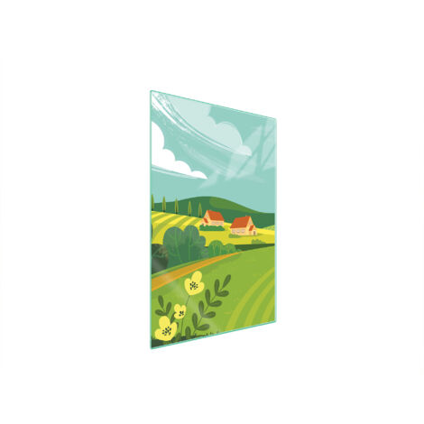Glasschneidebrett 35x52 Village