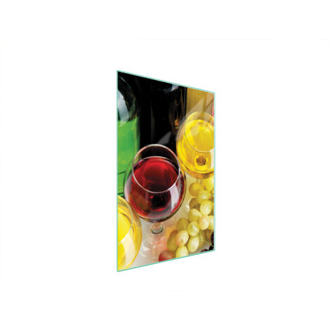 Glasschneidebrett 35x52 Wein