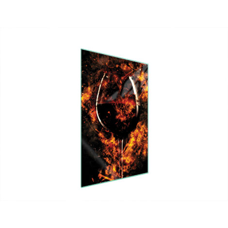 Glasschneidebrett 35x52 Wein
