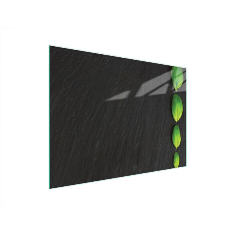 Glasschneidebrett 40x30 Basilikum