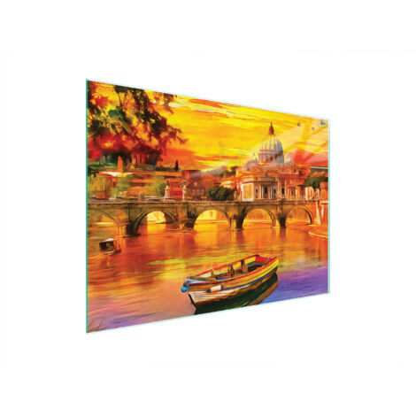 Glasschneidebrett 40x30 Boot