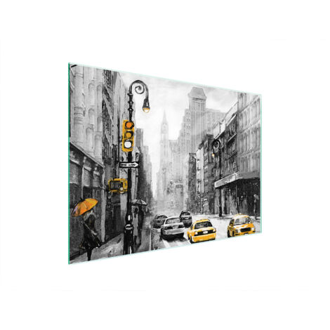 Glasschneidebrett 40x30 CITY