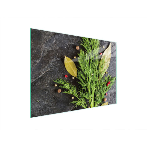 Glasschneidebrett 40x30 Fenchel