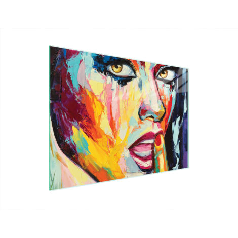 Glasschneidebrett 40x30 Frau