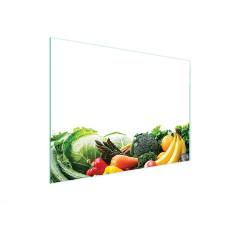 Glasschneidebrett 40x30 Gemüse