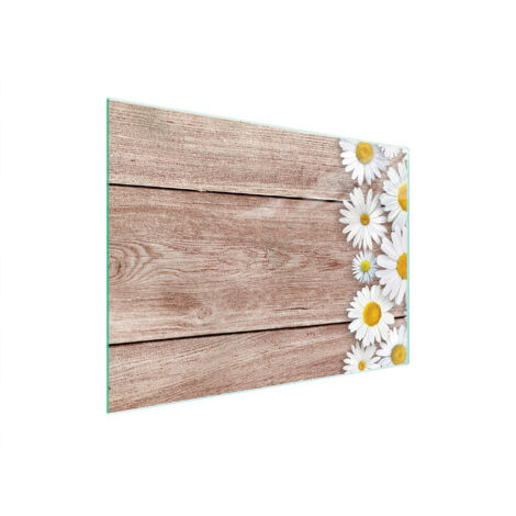 Glasschneidebrett 40x30 Holz