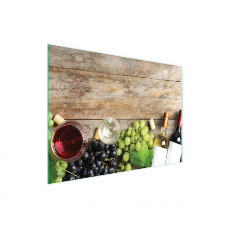 Glasschneidebrett 40x30 Holz