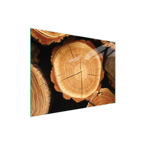 Glasschneidebrett 40x30 Holz