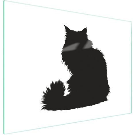 Glasschneidebrett 40x30 Katze