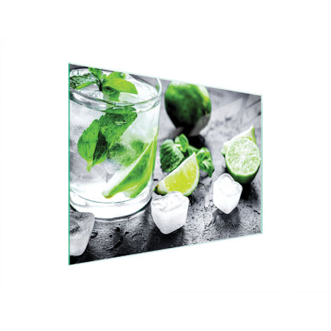 Glasschneidebrett 40x30 Limette