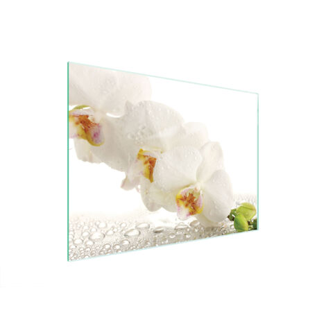 Glasschneidebrett 40x30 Orchidee