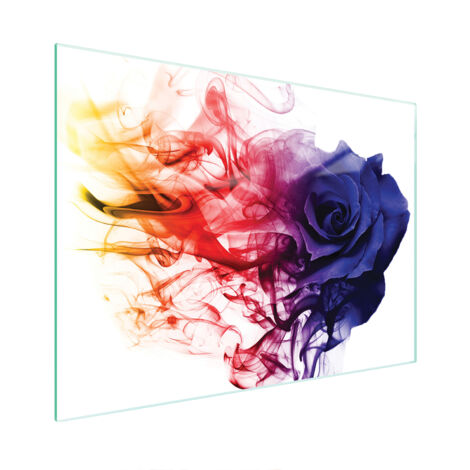 Glasschneidebrett 40x30 Rose