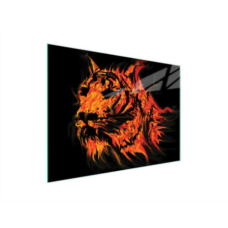 Glasschneidebrett 40x30 TIGER