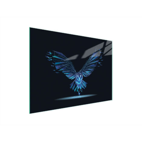 Glasschneidebrett 40x30 Vogel