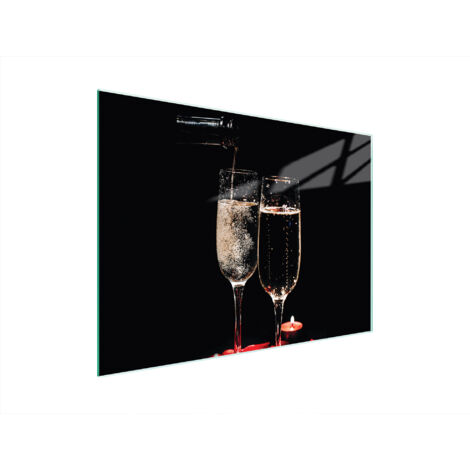 Glasschneidebrett 40x30 Wein